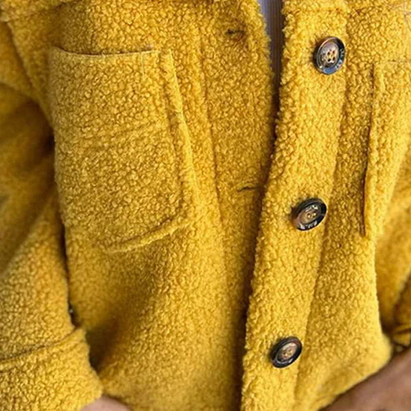 Dion™ - Veste courte en Laine écologique avec revers