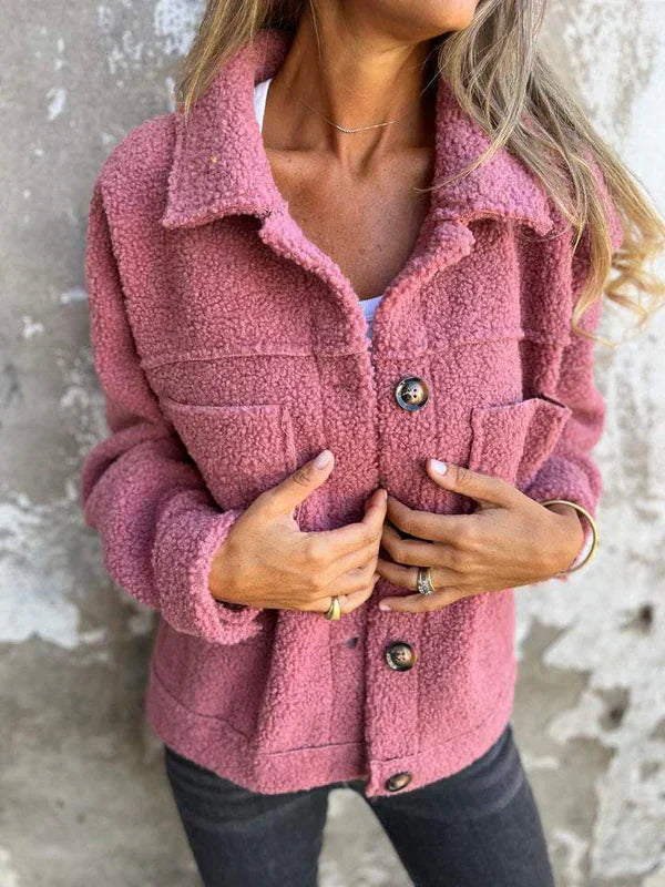 Dion™ -  Veste courte en Laine écologique avec revers