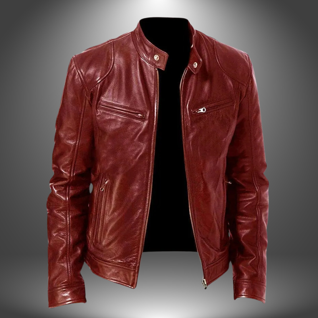 James | Veste en Cuir Artisanale pour Homme