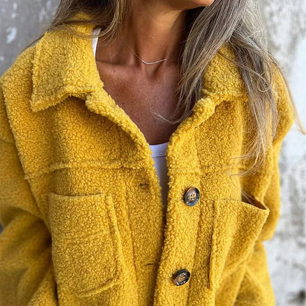 Dion™ -  Veste courte en Laine écologique avec revers